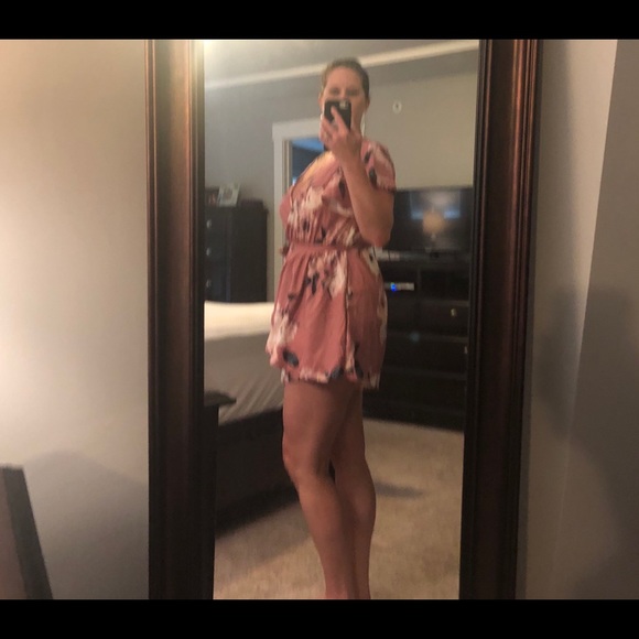 WILA Pink Floral Print Romper - Picture 6 of 6